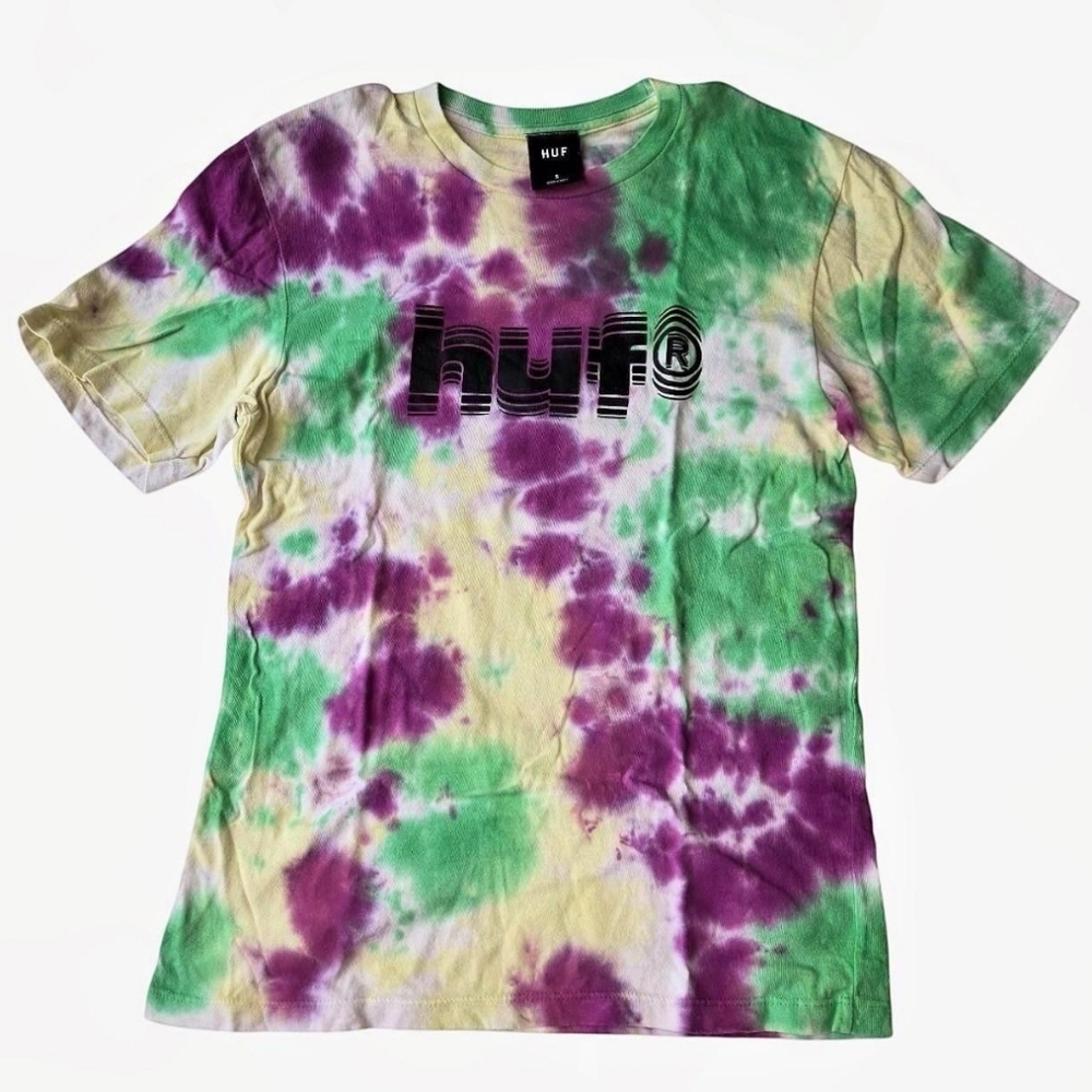 HUF tie dye shirt
